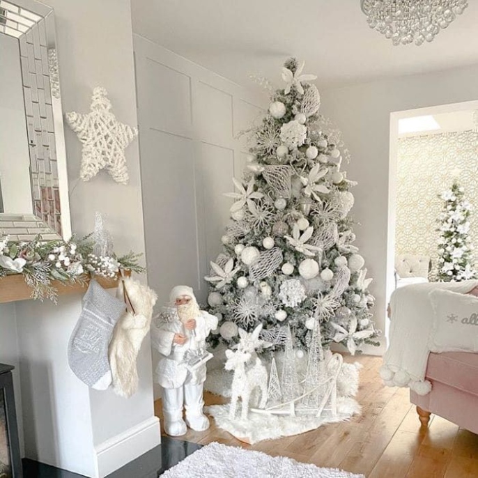 Deck The Halls: Creative White Christmas Tree Decor Ideas