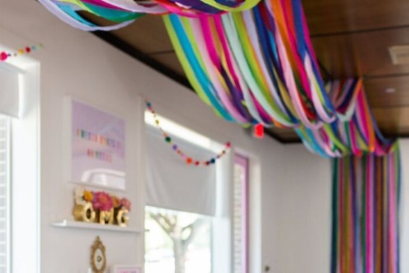 Niche Utama 2  Amazing Ways To Decorate Using Crepe Paper Streamers