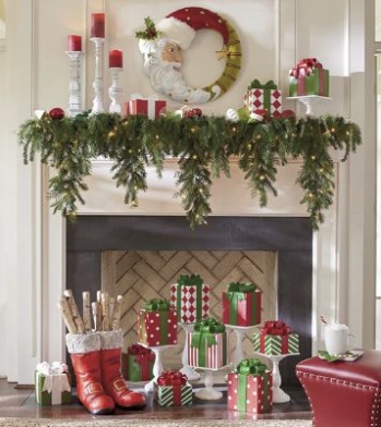 Niche Utama 2 How To Decorate A Christmas Mantel: Updated Traditional - Grandin