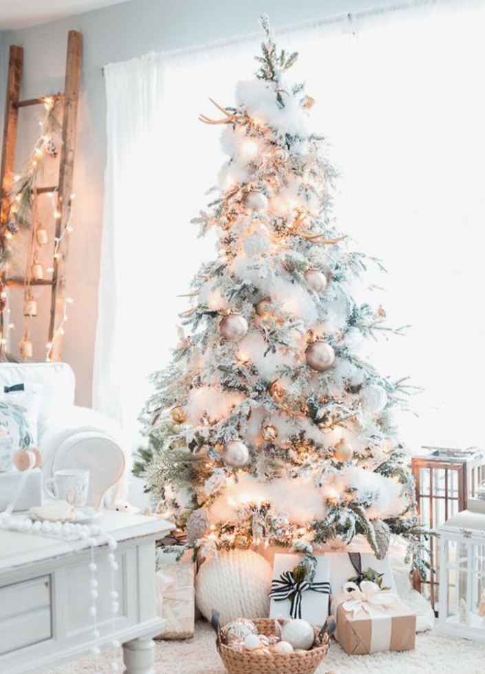 Sparkling White Christmas Tree Decor Ideas To Make Your Holidays Shine Bright